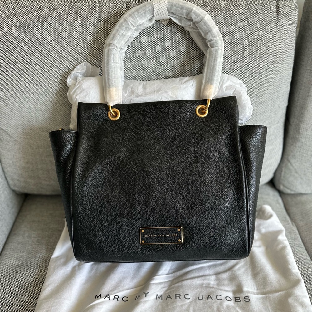 NWT Black Marc by Marc Jacobs Tote Bag